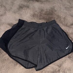 Nike Black and White Girls' Athletic Shorts